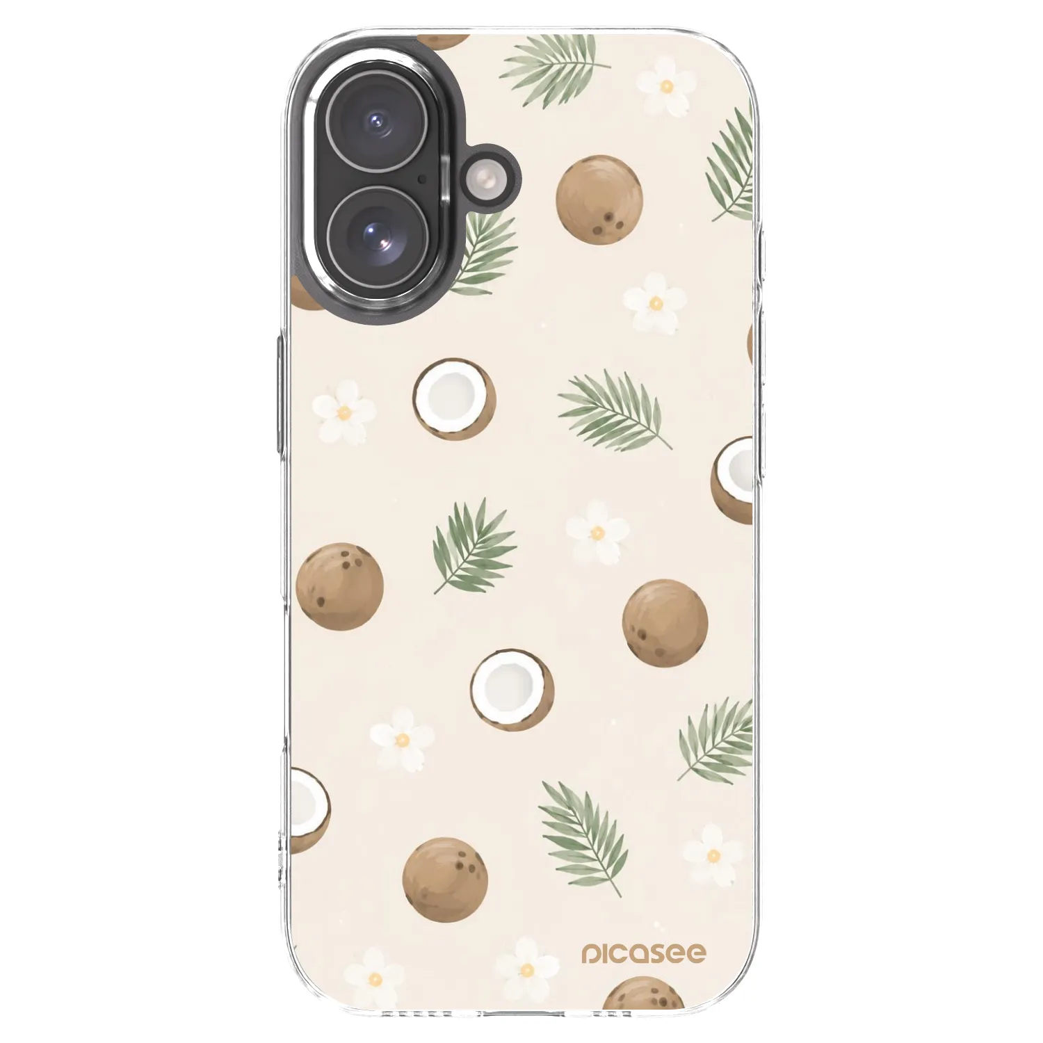 Picasee husă transparentă din silicon pentru Apple iPhone 17 - Coconut Breeze