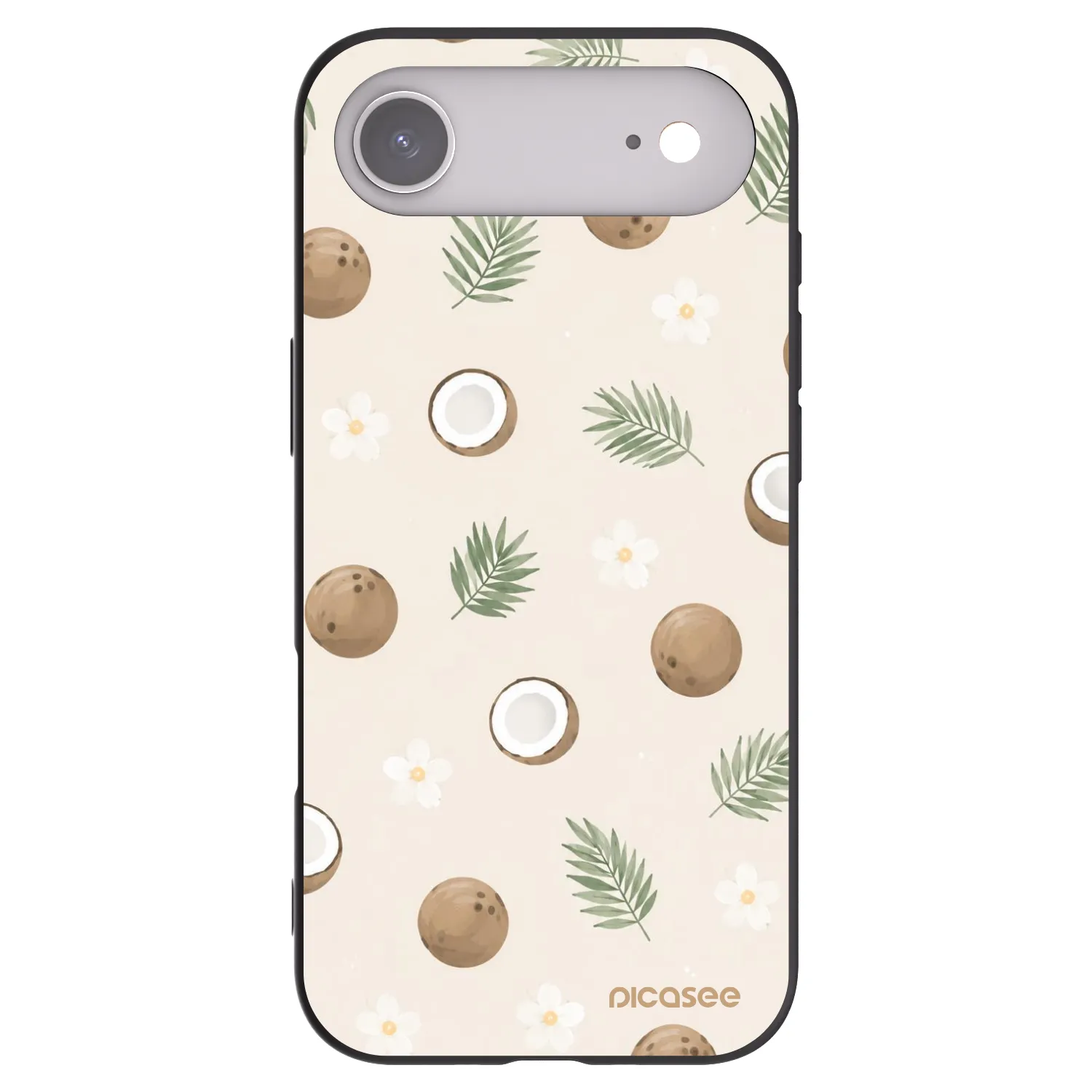 Picasee husă neagră din silicon pentru Apple iPhone Air - Coconut Breeze