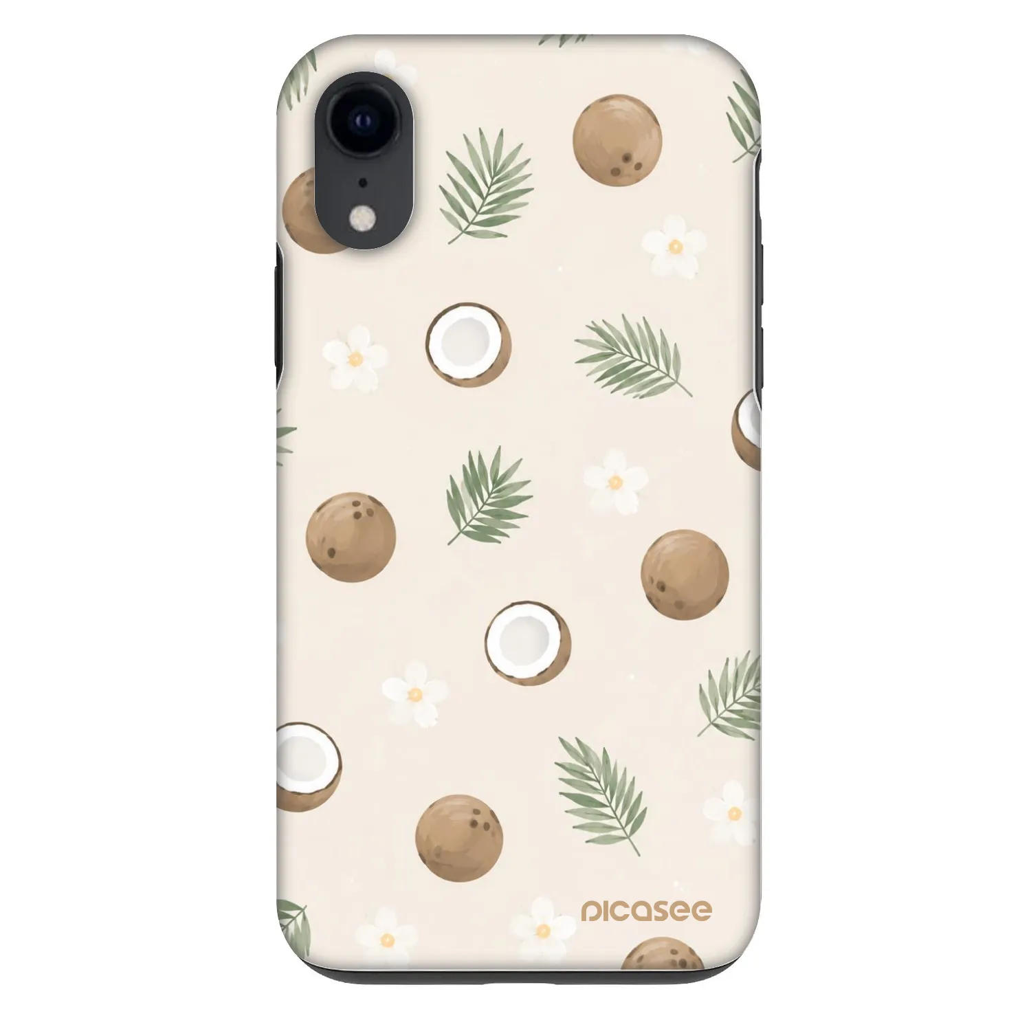 Picasee Fashion Case pentru Apple iPhone XR - Coconut Breeze