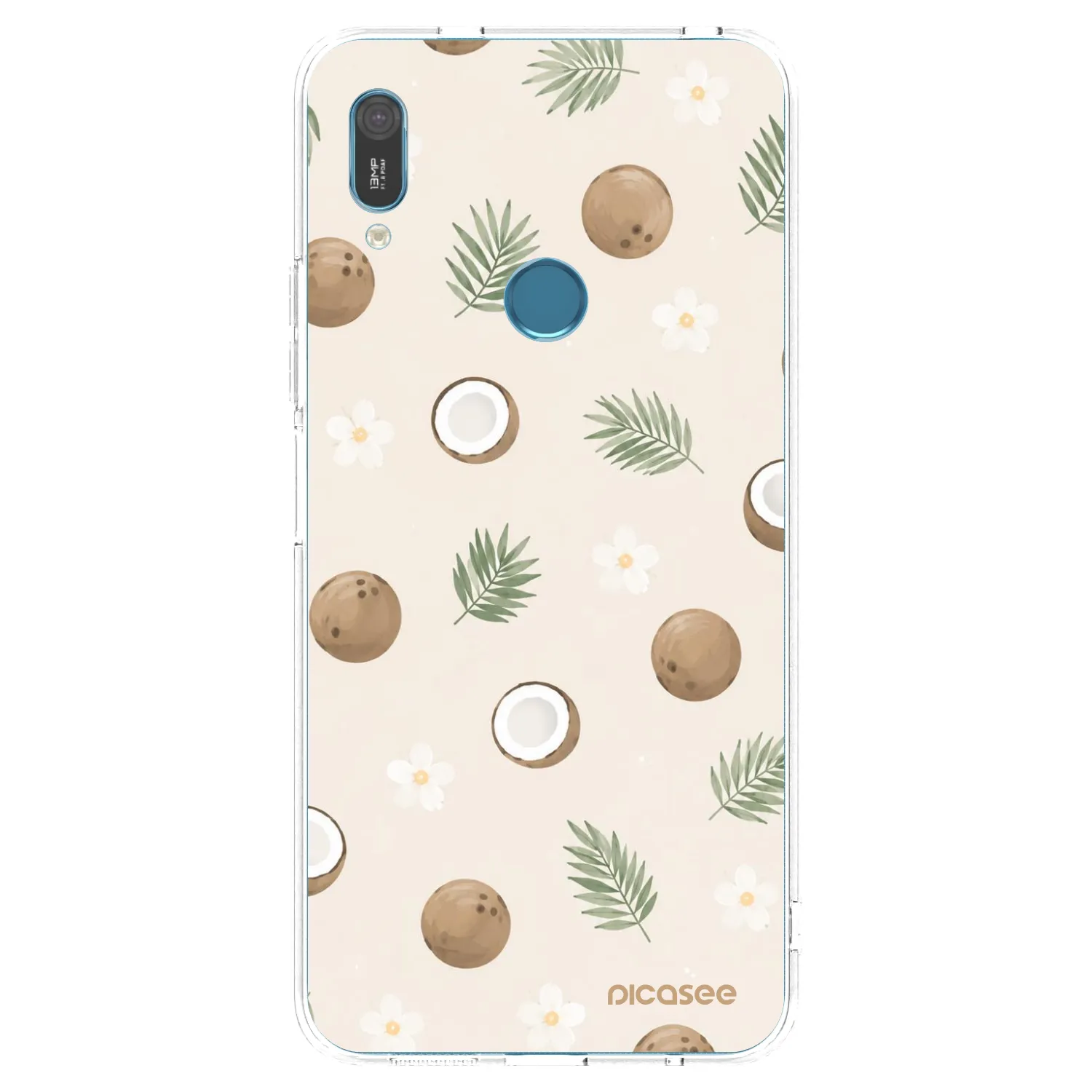 Picasee husă transparentă din silicon pentru Huawei Y6 2019 - Coconut Breeze