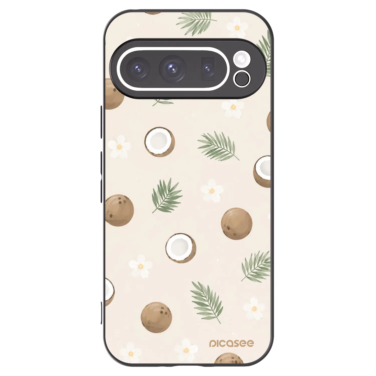 Picasee husă neagră din silicon pentru Google Pixel 9 Pro XL - Coconut Breeze