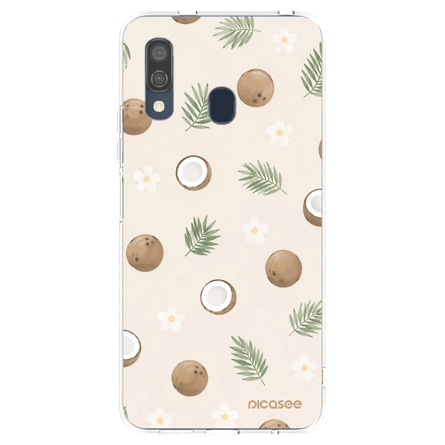 Picasee husă transparentă din silicon pentru Samsung Galaxy A40 A405F - Coconut Breeze