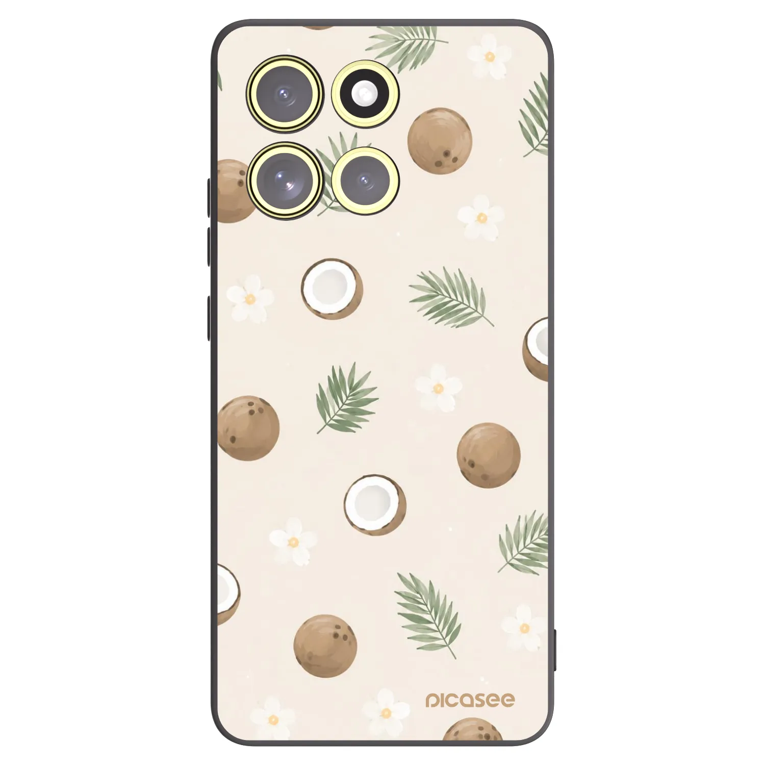 Picasee husă neagră din silicon pentru Motorola Moto G86 5G - Coconut Breeze