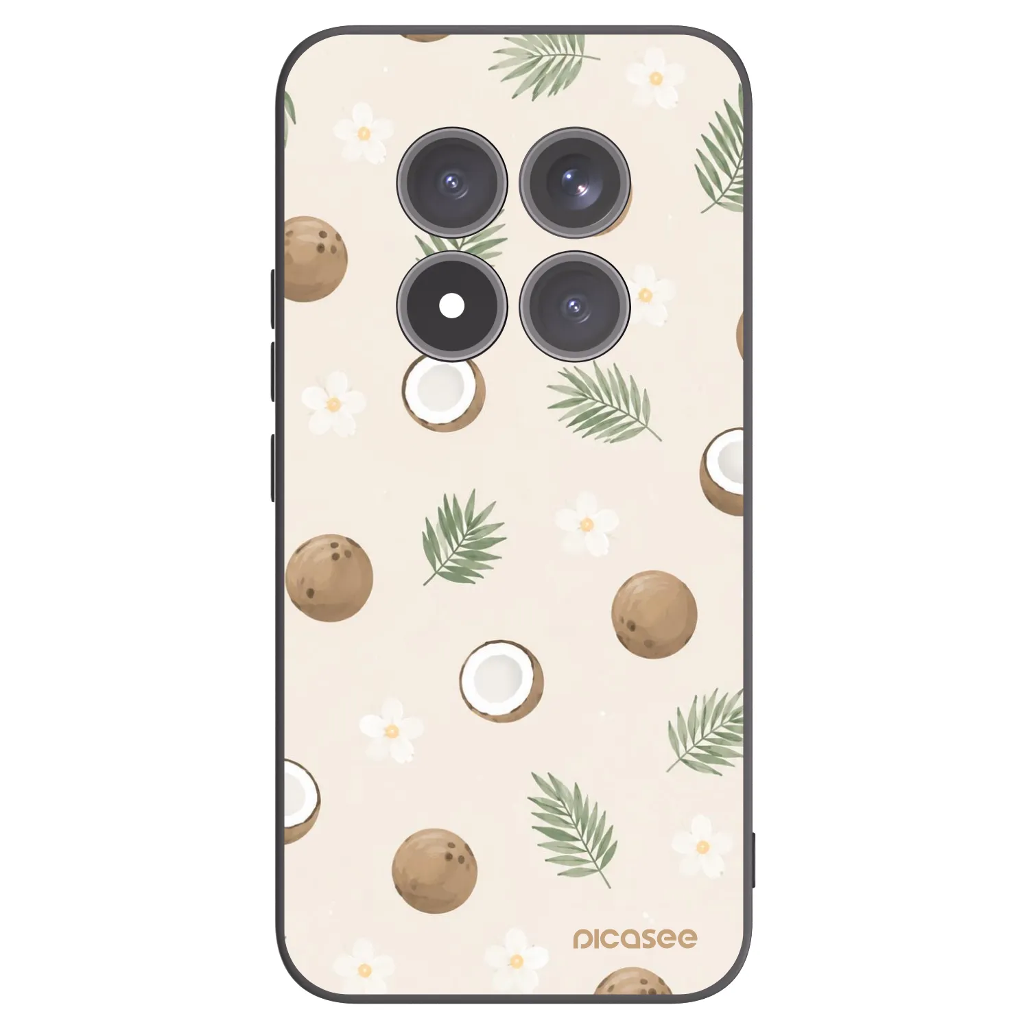 Picasee husă neagră din silicon pentru Xiaomi Redmi Note 15 Pro+ - Coconut Breeze