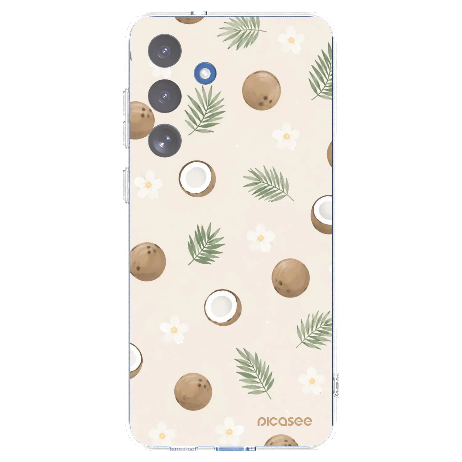 Picasee husă transparentă din silicon pentru Samsung Galaxy S25 FE 5G - Coconut Breeze
