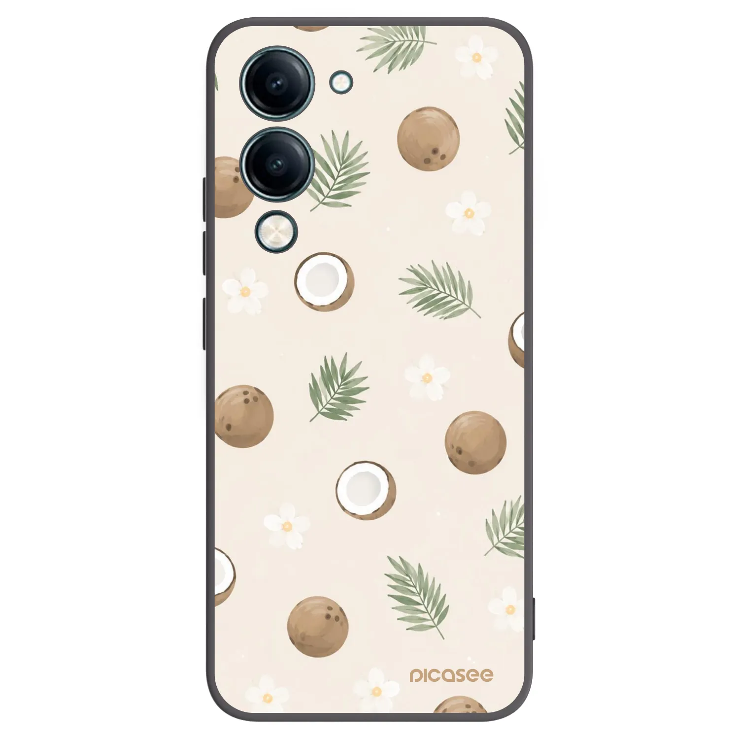 Picasee husă neagră din silicon pentru Vivo Y29s 5G - Coconut Breeze