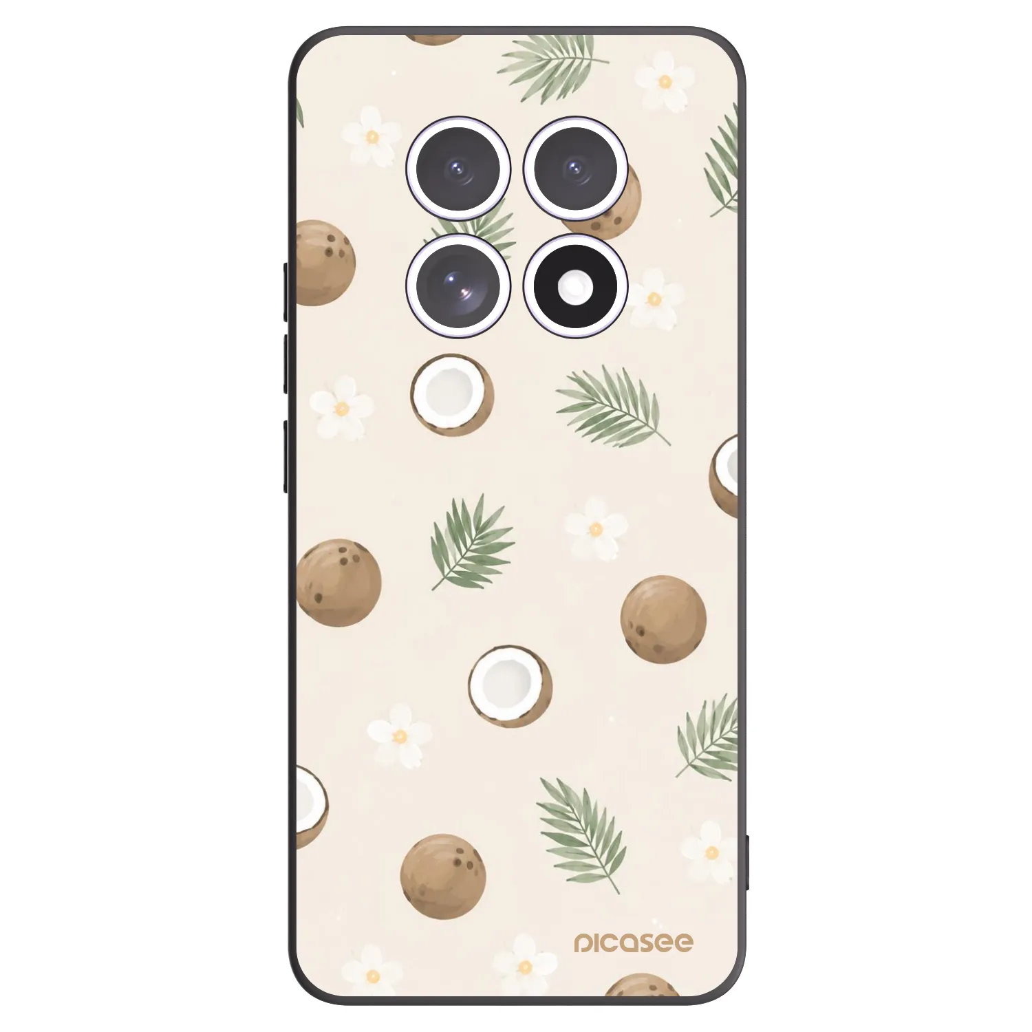 Picasee husă neagră din silicon pentru Xiaomi Redmi Note 15 4G - Coconut Breeze