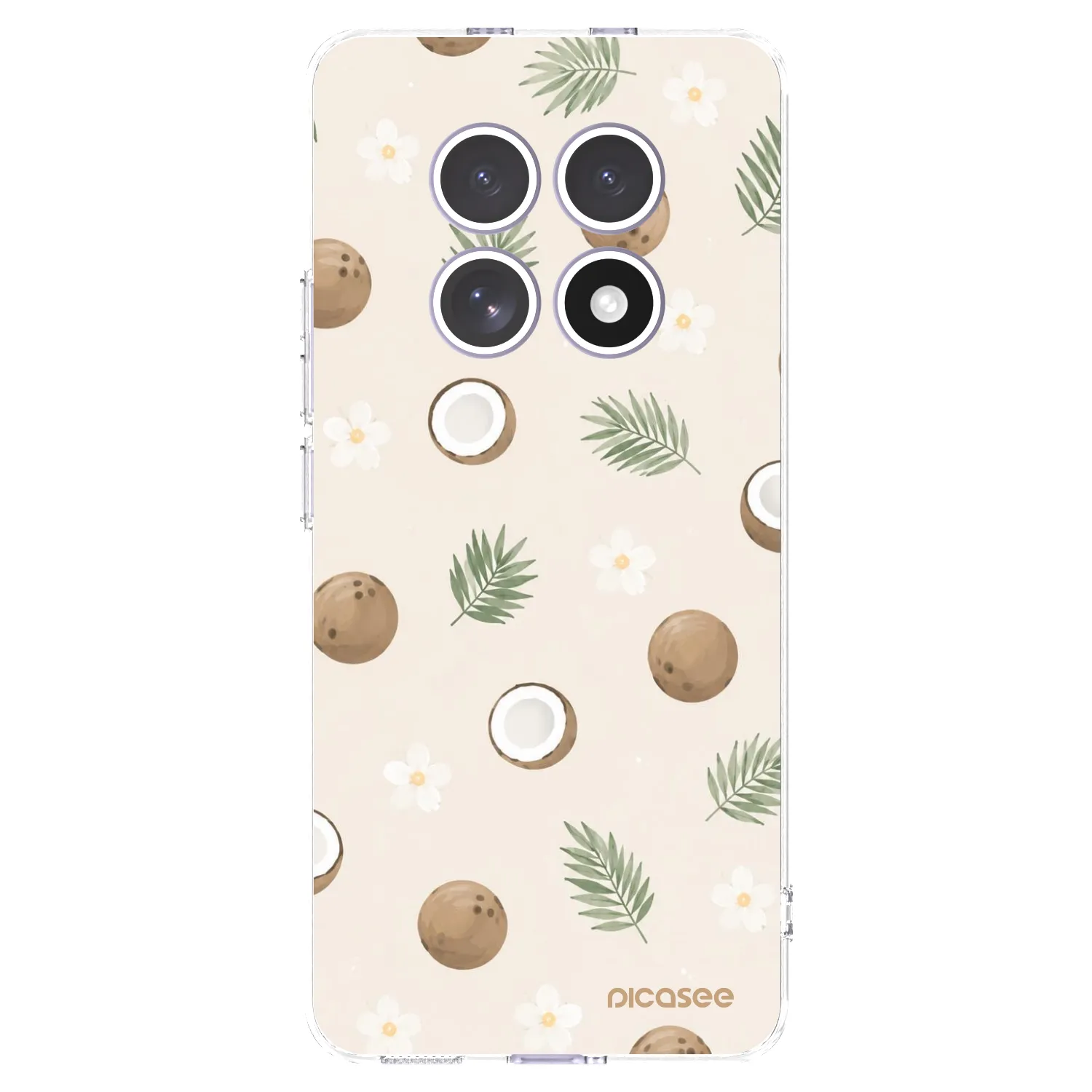 Picasee husă transparentă din silicon pentru Xiaomi Redmi Note 15 4G - Coconut Breeze