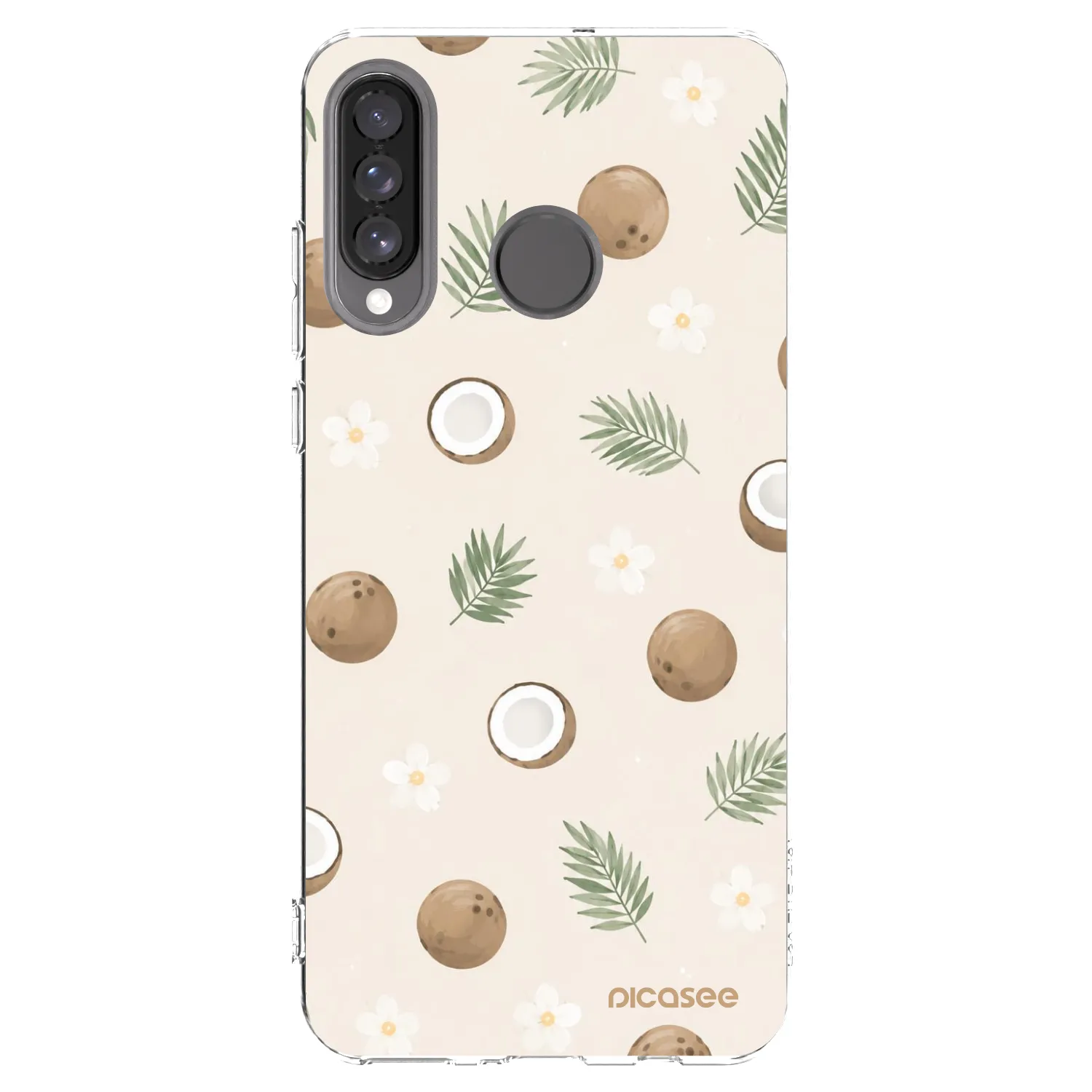 Picasee husă transparentă din silicon pentru Huawei P30 Lite - Coconut Breeze