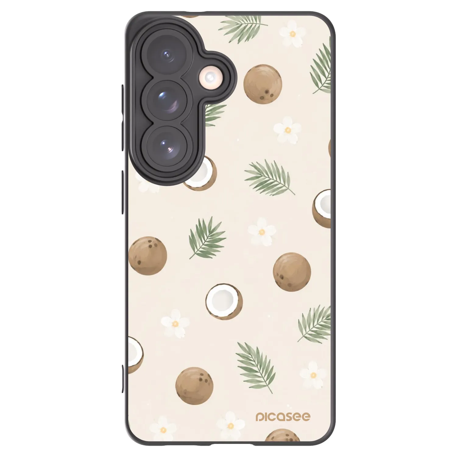 Picasee husă neagră din silicon pentru Samsung Galaxy S26 - Coconut Breeze