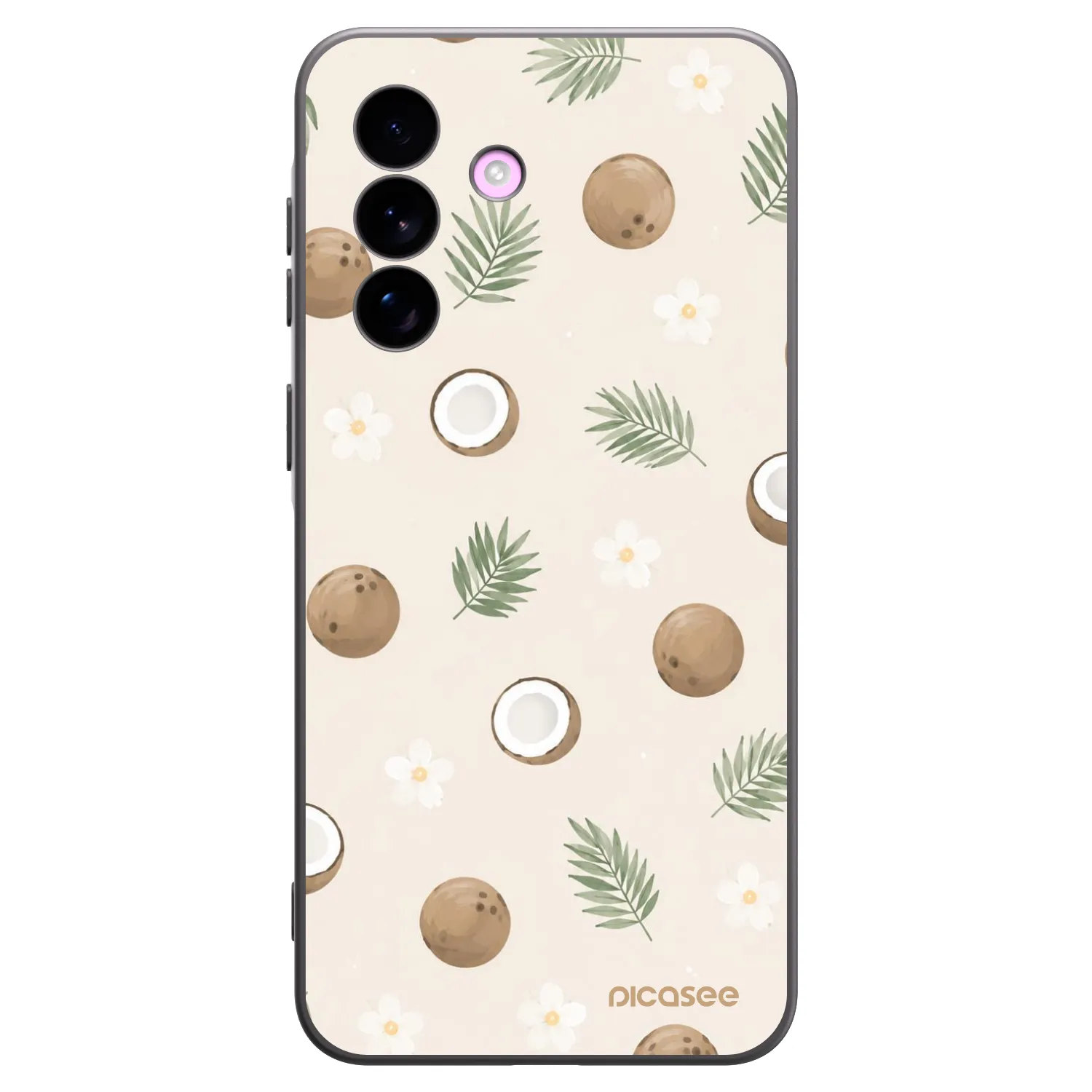 Picasee husă neagră din silicon pentru Samsung Galaxy A57 5G - Coconut Breeze