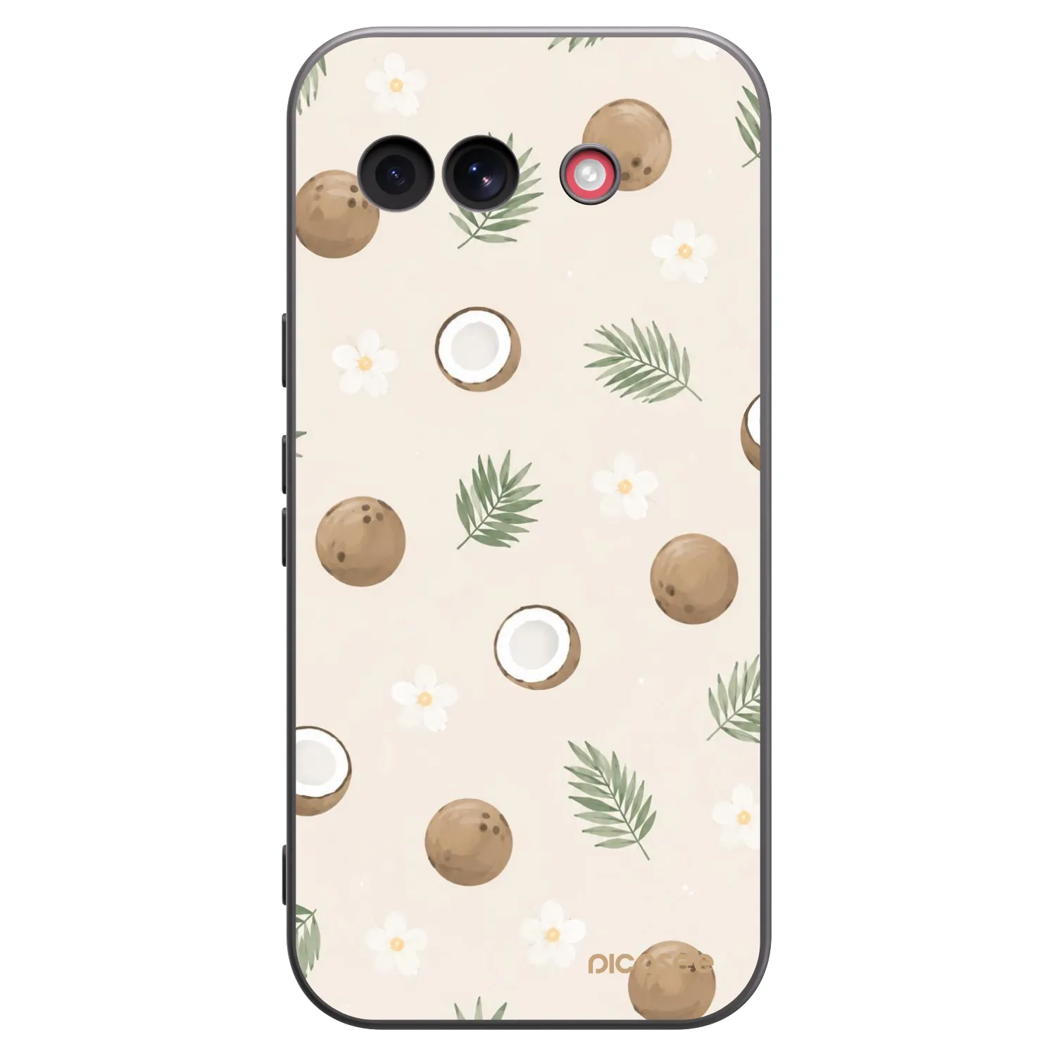 Picasee husă neagră din silicon pentru Google Pixel 10a - Coconut Breeze