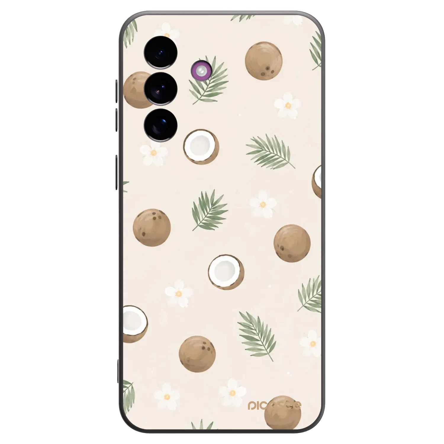 Picasee husă neagră din silicon pentru Samsung Galaxy A37 - Coconut Breeze