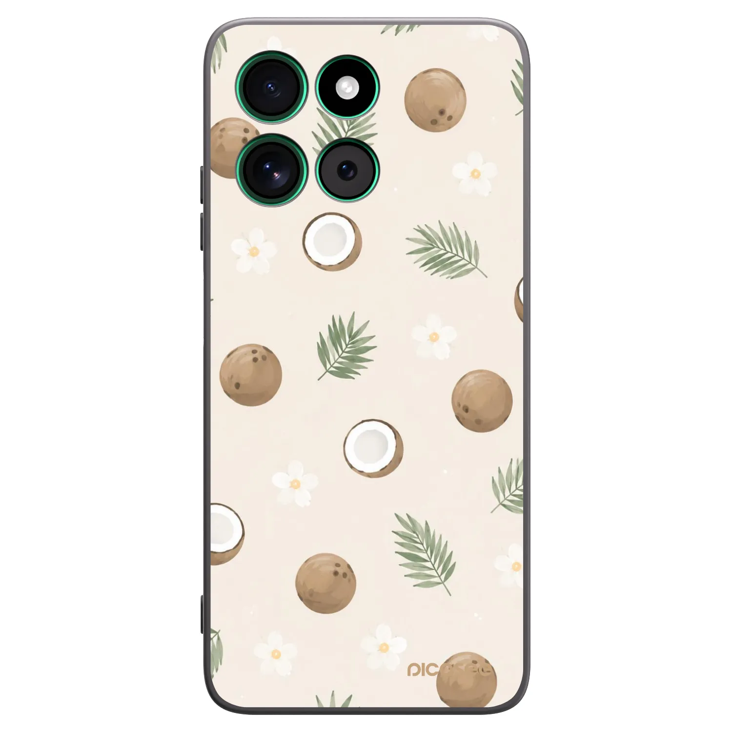 Picasee husă neagră din silicon pentru Motorola Moto G57 Power - Coconut Breeze