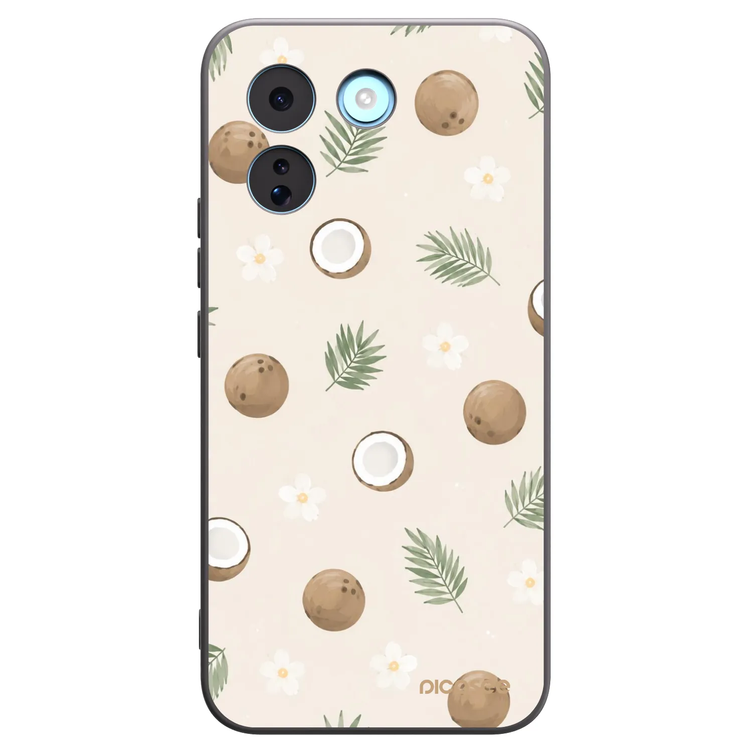 Picasee husă neagră din silicon pentru Xiaomi Redmi Note 17 Pro MAX 5G - Coconut Breeze