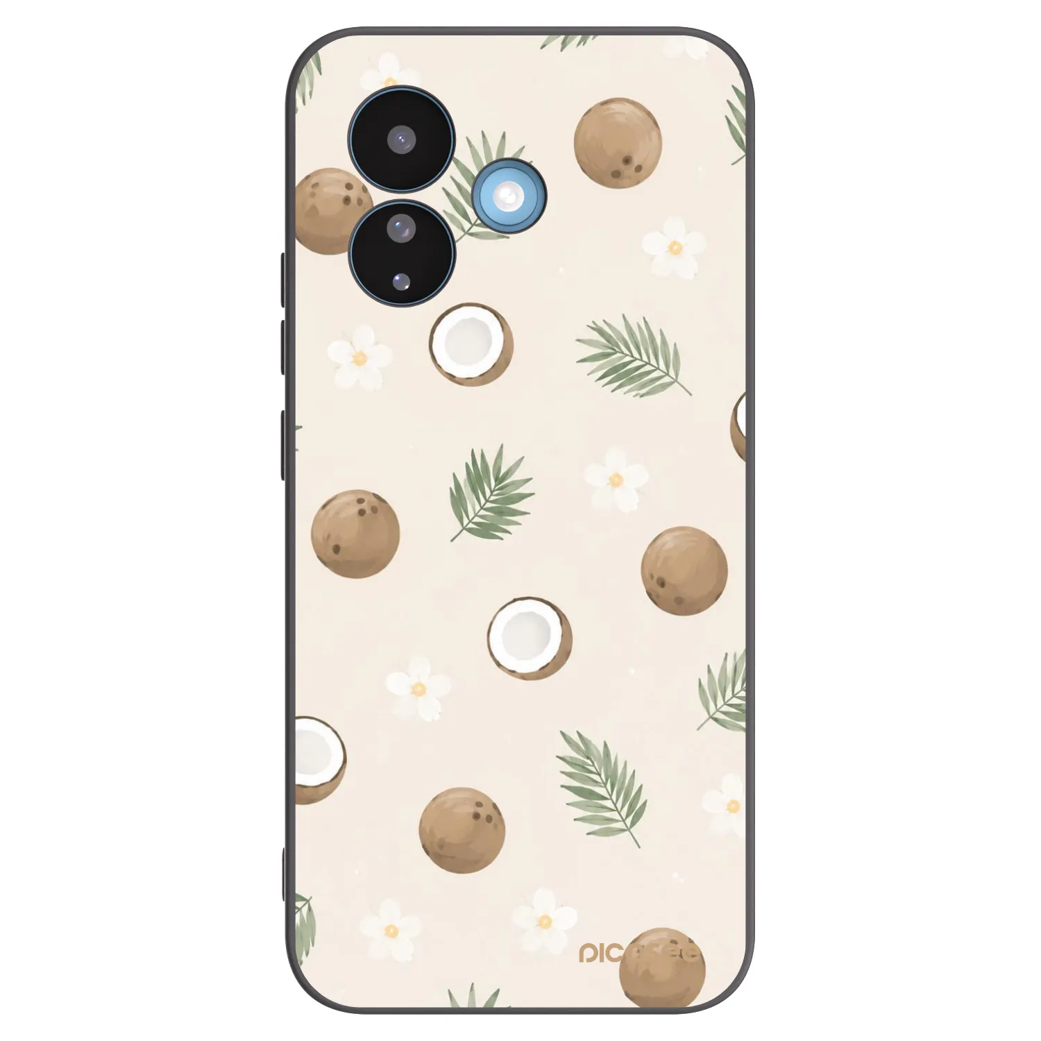 Picasee husă neagră din silicon pentru Xiaomi Redmi Note 17 Pro 5G - Coconut Breeze