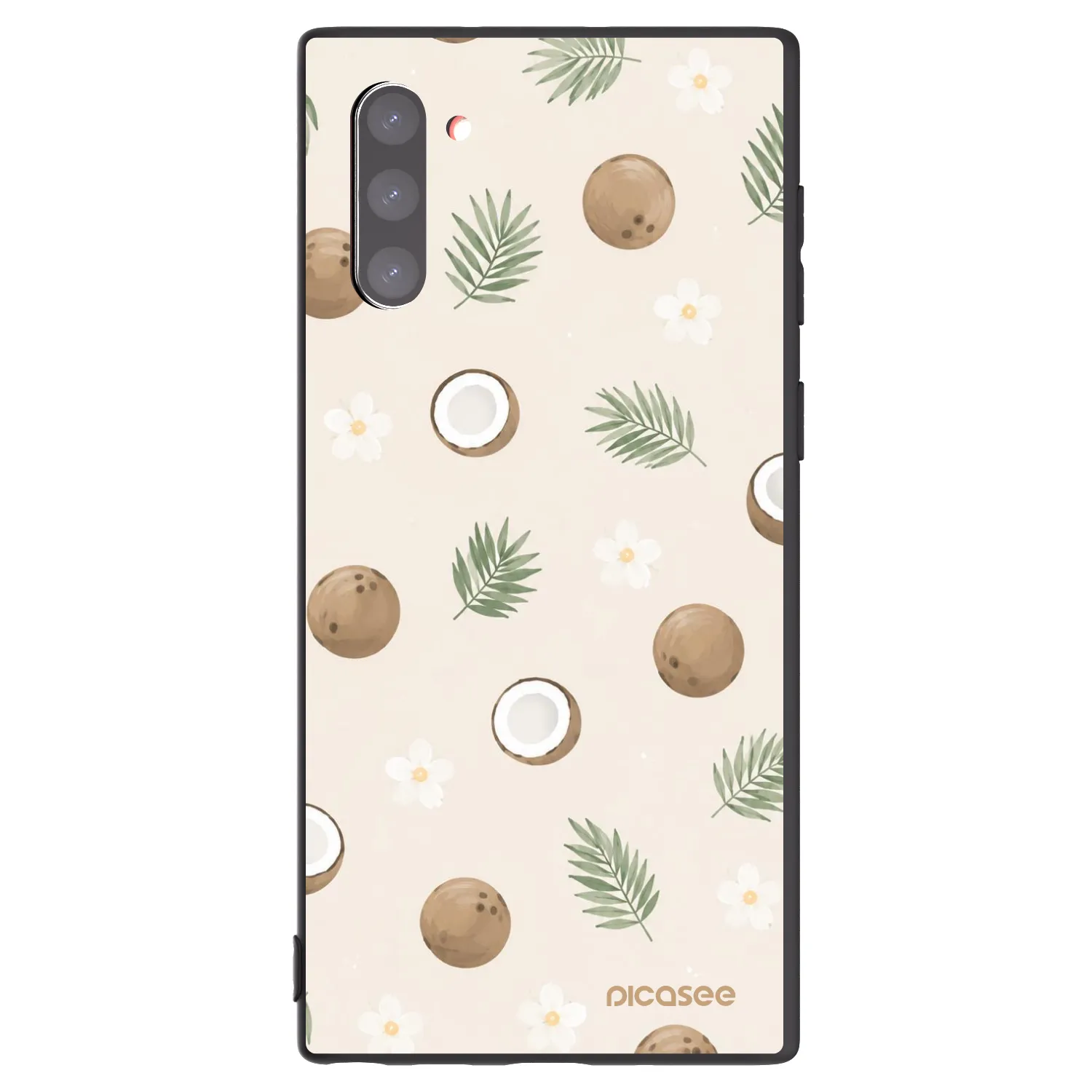 Picasee husă neagră din silicon pentru Samsung Galaxy Note 10 N970F - Coconut Breeze