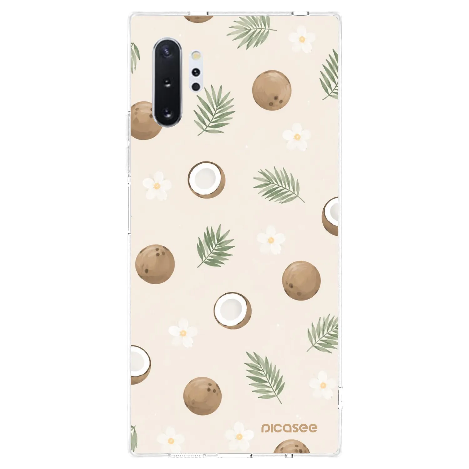 Picasee husă transparentă din silicon pentru Samsung Galaxy Note 10+ N975F - Coconut Breeze