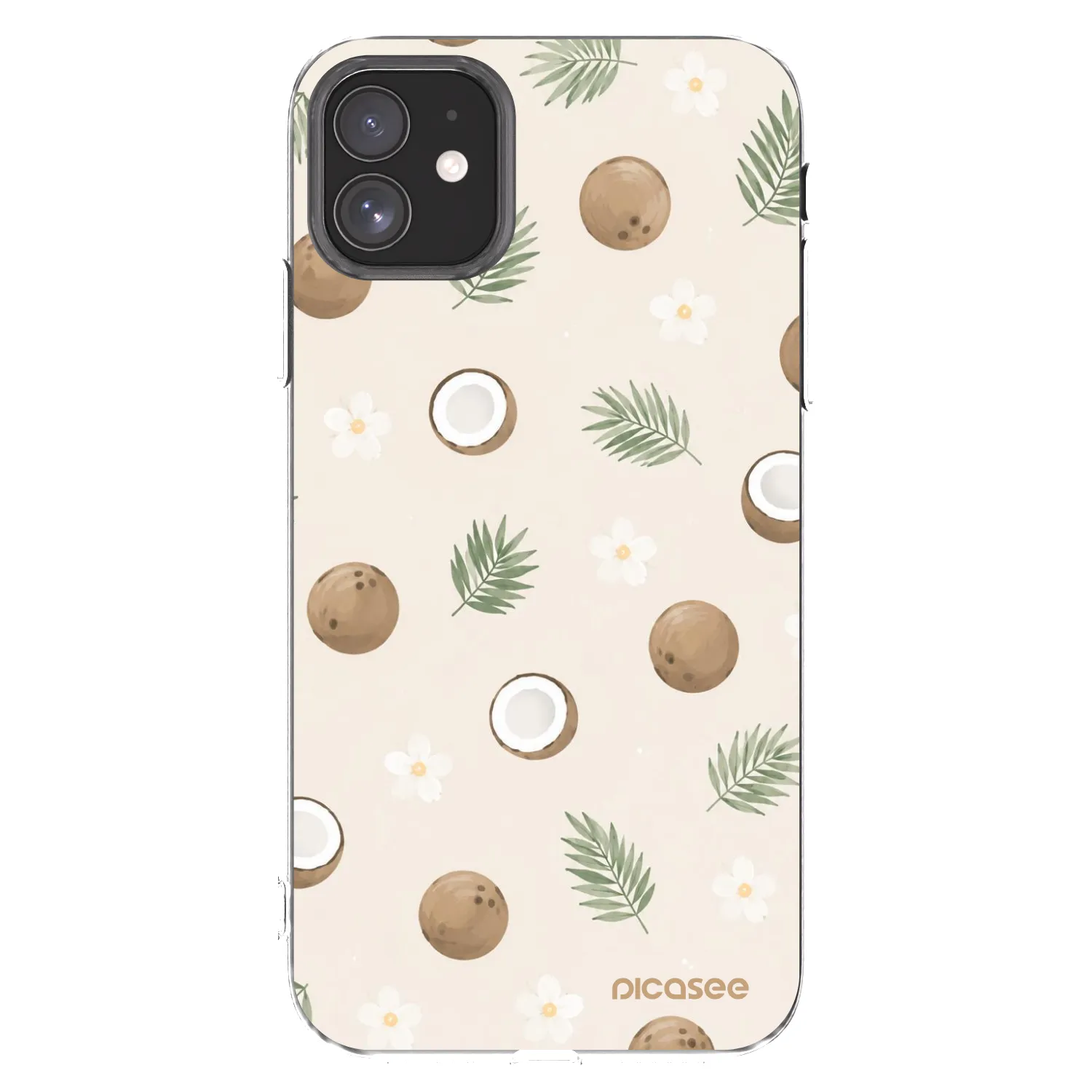 Picasee husă transparentă din silicon pentru Apple iPhone 11 - Coconut Breeze