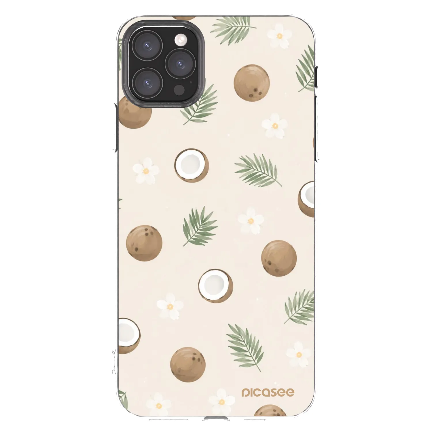 Picasee husă transparentă din silicon pentru Apple iPhone 11 Pro Max - Coconut Breeze