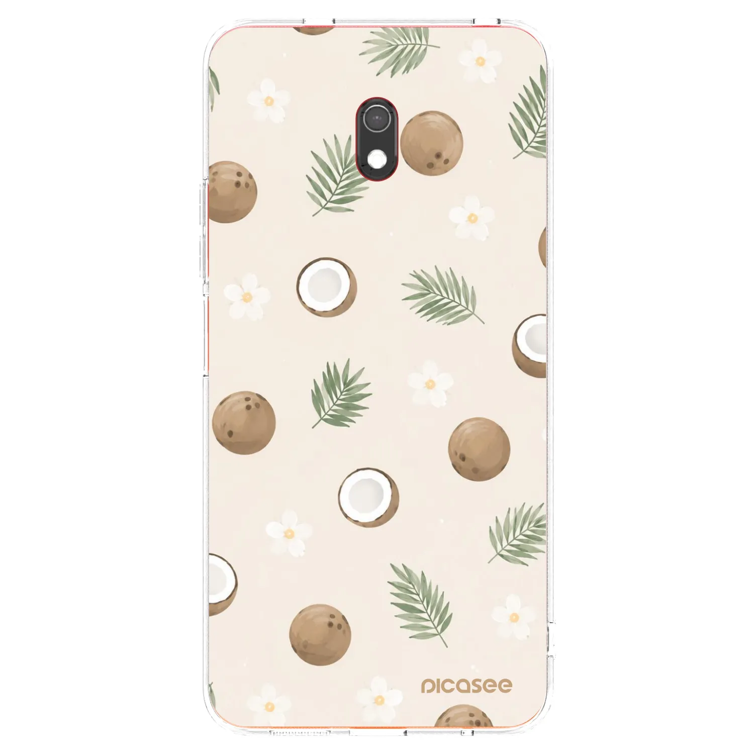 Picasee husă transparentă din silicon pentru Xiaomi Redmi 8A - Coconut Breeze