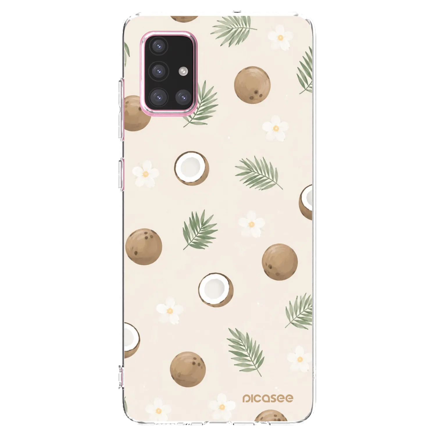 Picasee husă transparentă din silicon pentru Samsung Galaxy A71 A715F - Coconut Breeze
