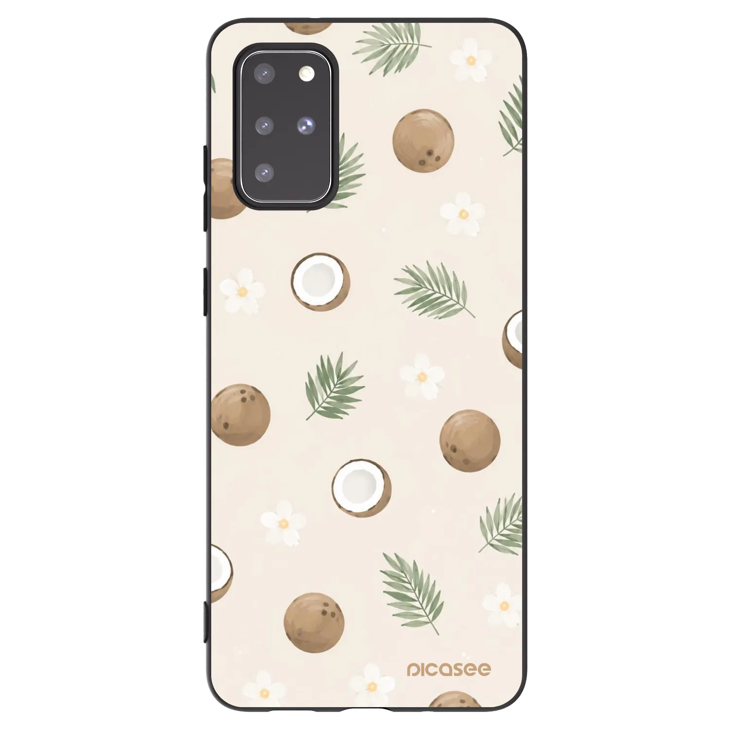 Picasee husă neagră din silicon pentru Samsung Galaxy S20+ G985F - Coconut Breeze