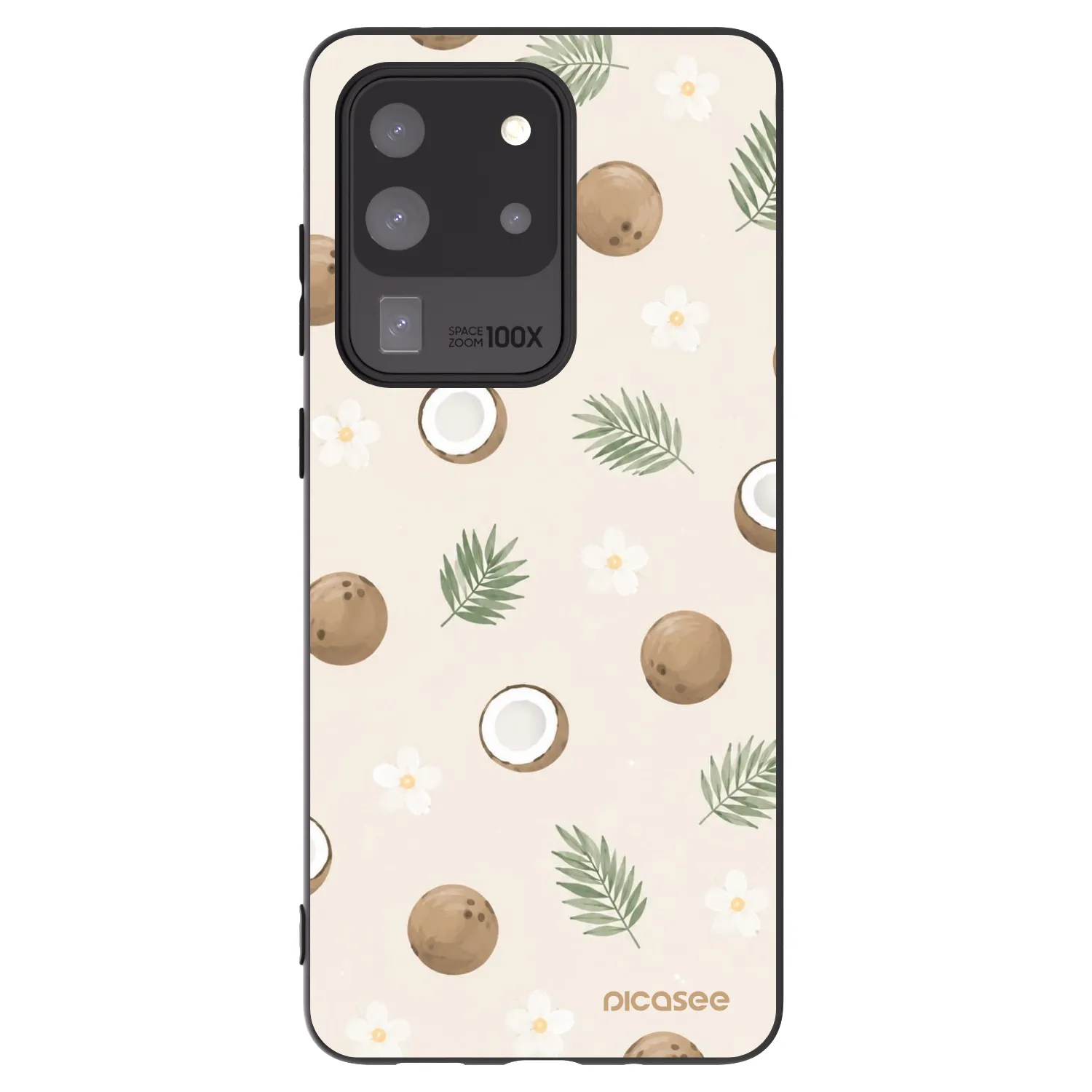 Picasee husă neagră din silicon pentru Samsung Galaxy S20 Ultra 5G G988F - Coconut Breeze