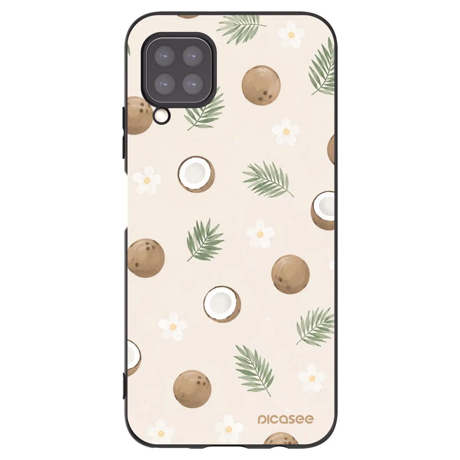 Picasee husă neagră din silicon pentru Huawei P40 Lite - Coconut Breeze