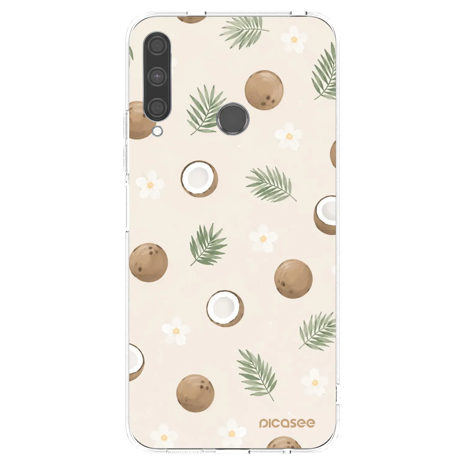 Picasee husă transparentă din silicon pentru Huawei P40 Lite E - Coconut Breeze