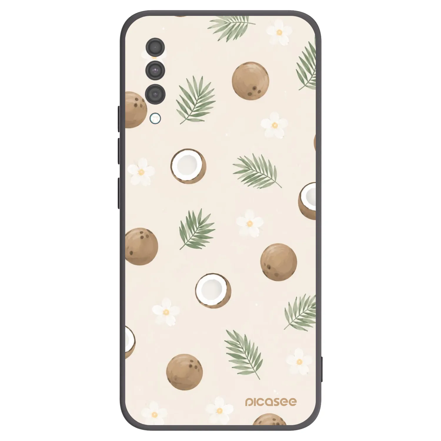 Picasee husă neagră din silicon pentru Samsung Galaxy A30s A307F - Coconut Breeze