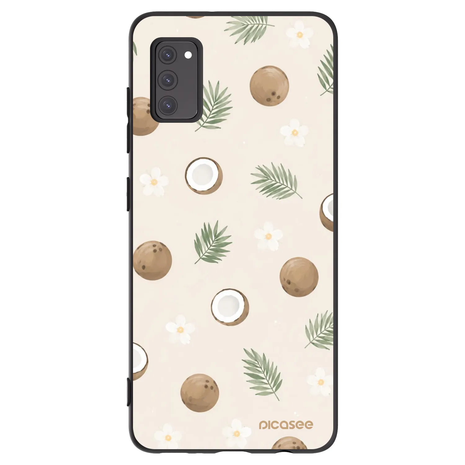 Picasee husă neagră din silicon pentru Samsung Galaxy A41 A415F - Coconut Breeze