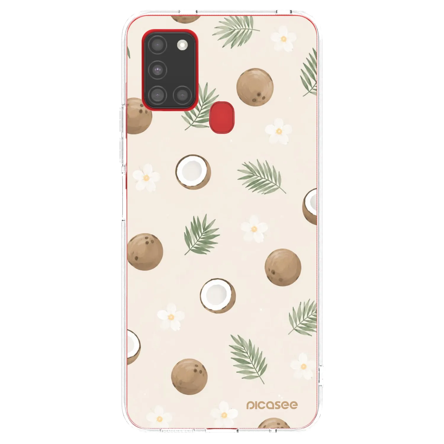 Picasee husă transparentă din silicon pentru Samsung Galaxy A21s - Coconut Breeze