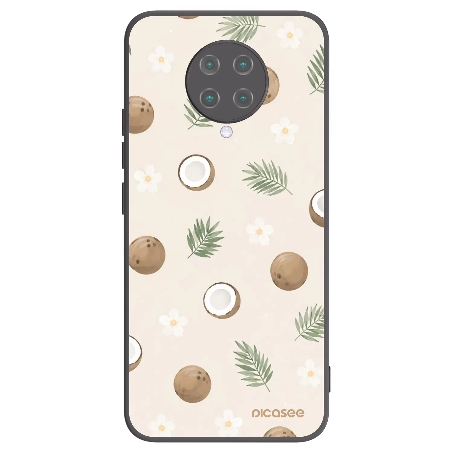 Picasee husă neagră din silicon pentru Xiaomi Poco F2 Pro - Coconut Breeze