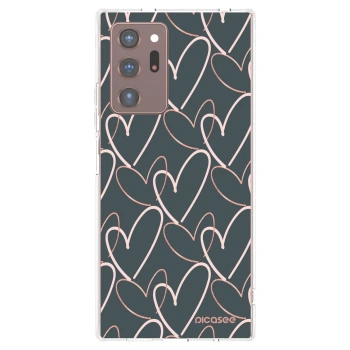 Picasee husă transparentă din silicon pentru Samsung Galaxy Note 20 Ultra - Lots of love
