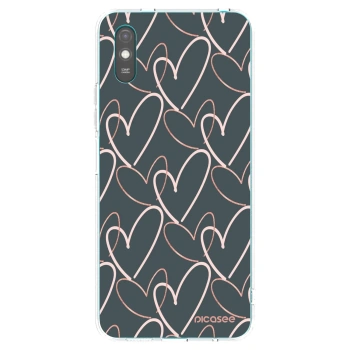 Picasee husă transparentă din silicon pentru Xiaomi Redmi 9A - Lots of love