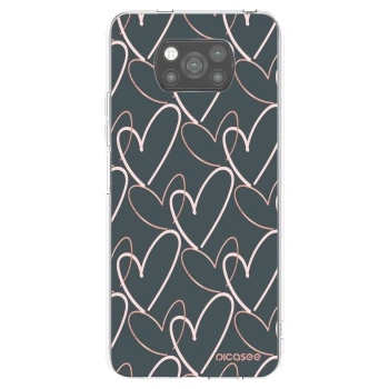 Picasee husă neagră din silicon pentru Xiaomi Poco X3 - Lots of love