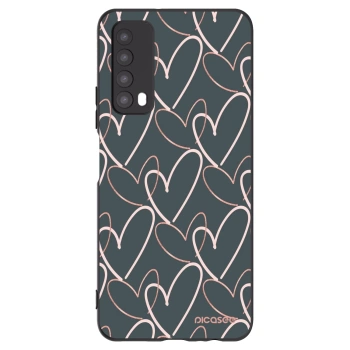 Picasee husă neagră din silicon pentru Huawei P Smart 2021 - Lots of love