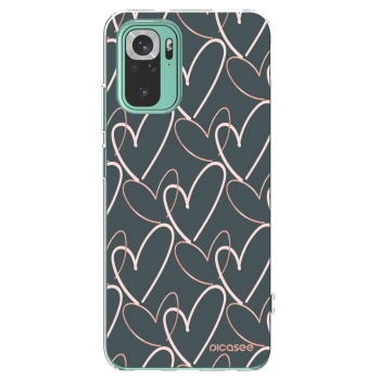 Picasee husă transparentă din silicon pentru Xiaomi Redmi Note 10 Pro - Lots of love