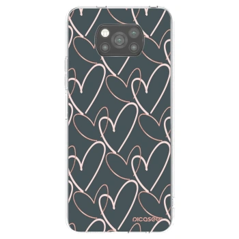 Picasee husă neagră din silicon pentru Xiaomi Poco X3 Pro - Lots of love