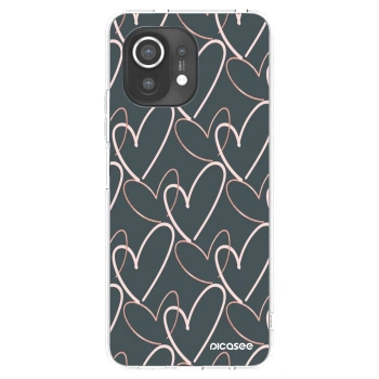 Picasee husă transparentă din silicon pentru Xiaomi Mi 11 - Lots of love