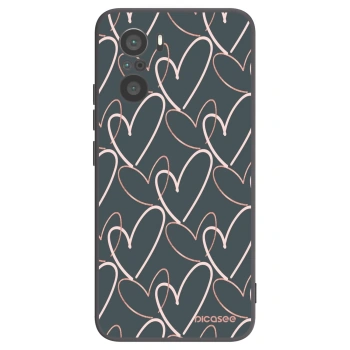 Picasee husă neagră din silicon pentru Xiaomi Poco F3 - Lots of love