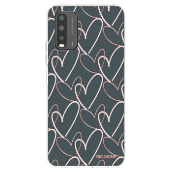 Picasee husă transparentă din silicon pentru Xiaomi Redmi 9T - Lots of love