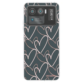 Picasee husă transparentă din silicon pentru Xiaomi Mi 11 Ultra - Lots of love