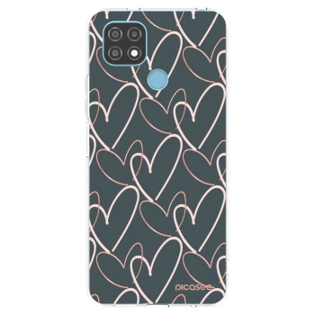 Picasee husă transparentă din silicon pentru Realme C21 - Lots of love