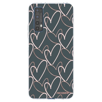 Picasee husă transparentă din silicon pentru Realme 7 - Lots of love