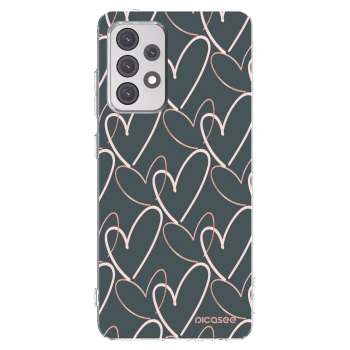 Picasee husă transparentă din silicon pentru Samsung Galaxy A52s 5G A528B - Lots of love