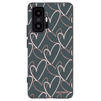 Picasee husă neagră din silicon pentru Xiaomi 11T - Lots of love