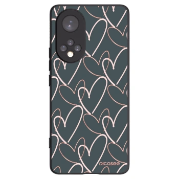 Picasee husă neagră din silicon pentru Huawei Nova 9 - Lots of love