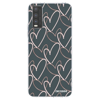 Picasee husă transparentă din silicon pentru Vivo Y20s - Lots of love